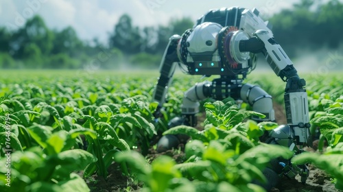 An innovative portrayal of agriculture technology fused with artificial intelligence concepts