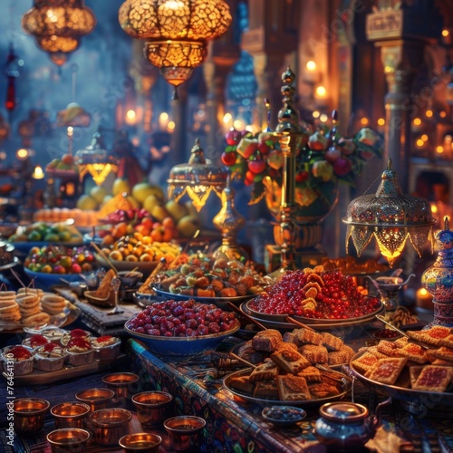 Ramadan Kareem background illustrations