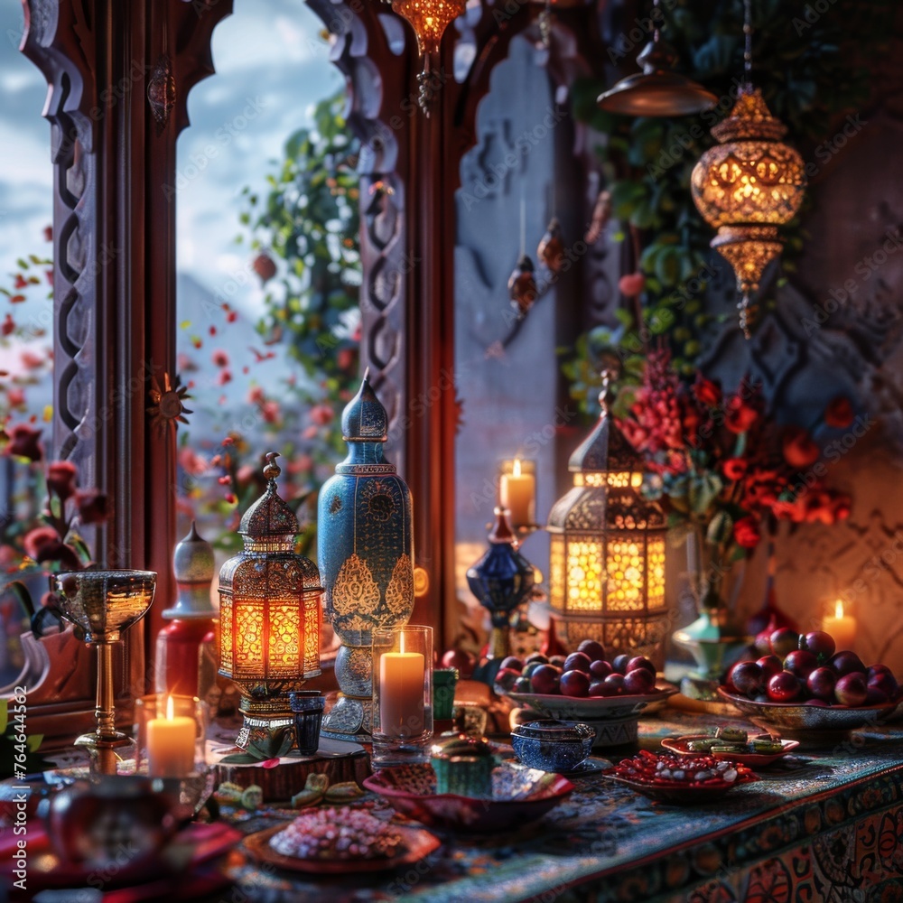 Ramadan Kareem background illustrations