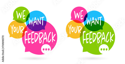 We want your feedback