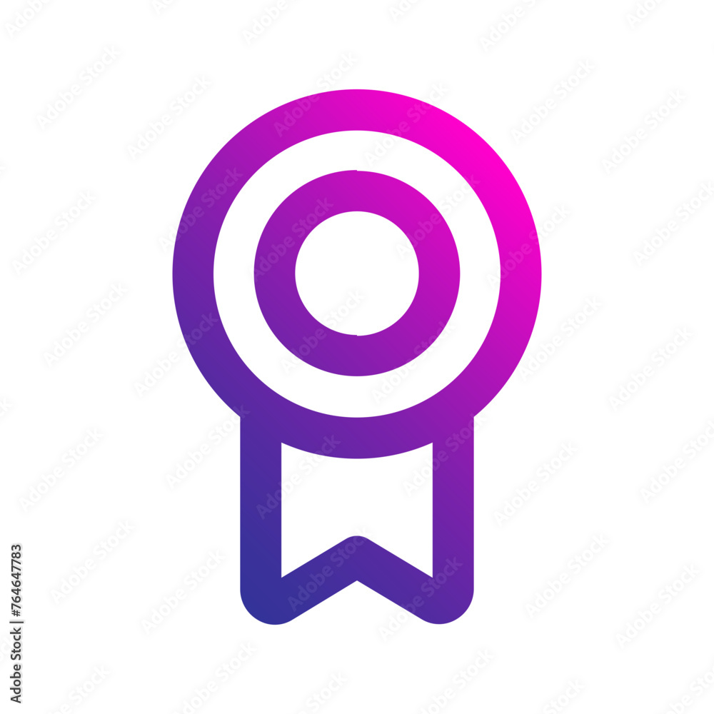 medal gradient icon medal gradient icon