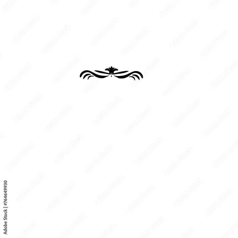 Ornament calligraphic design elements and page decoration Ornament calligraphic design elements and page decoration