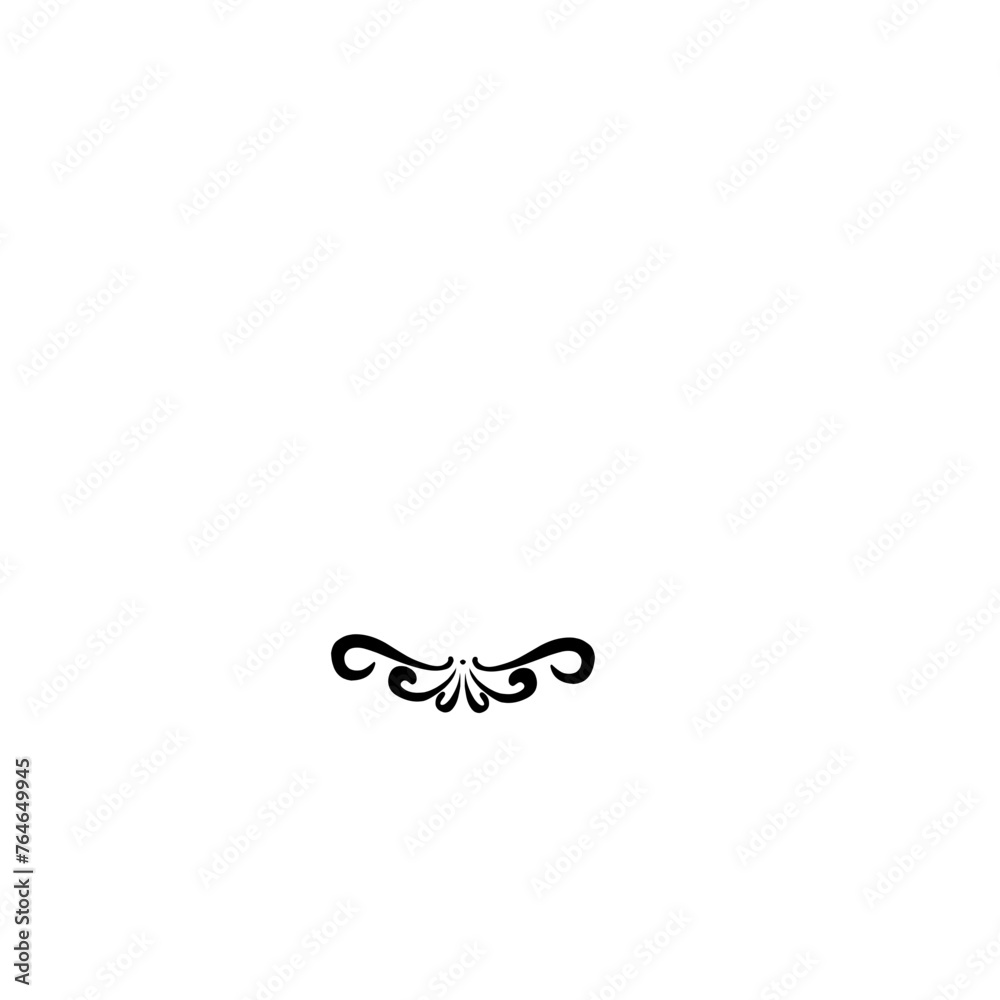 Ornament calligraphic design elements and page decoration Ornament calligraphic design elements and page decoration