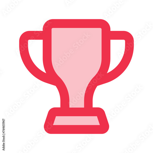 trophy outline fill icon