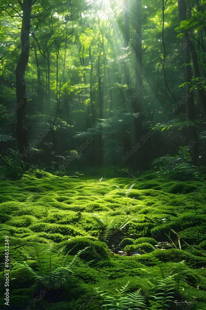 Ethereal Rhapsody: A Mesmerizing Dance of Light and Shadows in the Enchanted Wilderness