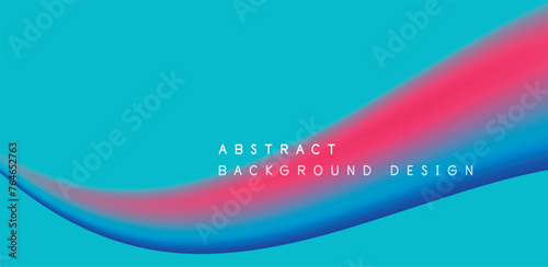 Abstract vector backdrop with fluid, geometric elements. Harmonious blend of form and color, evoking dynamic and captivating visual landscape for wallpaper, banner, background, landing page