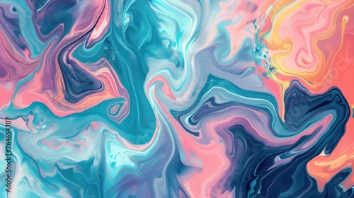 Organic and mesmerizing, this seamless pattern showcases the ethereal beauty of marbled ink swirling in a fluid, abstract design. Ideal for textiles, wallpapers, and web backgrounds, this ca
