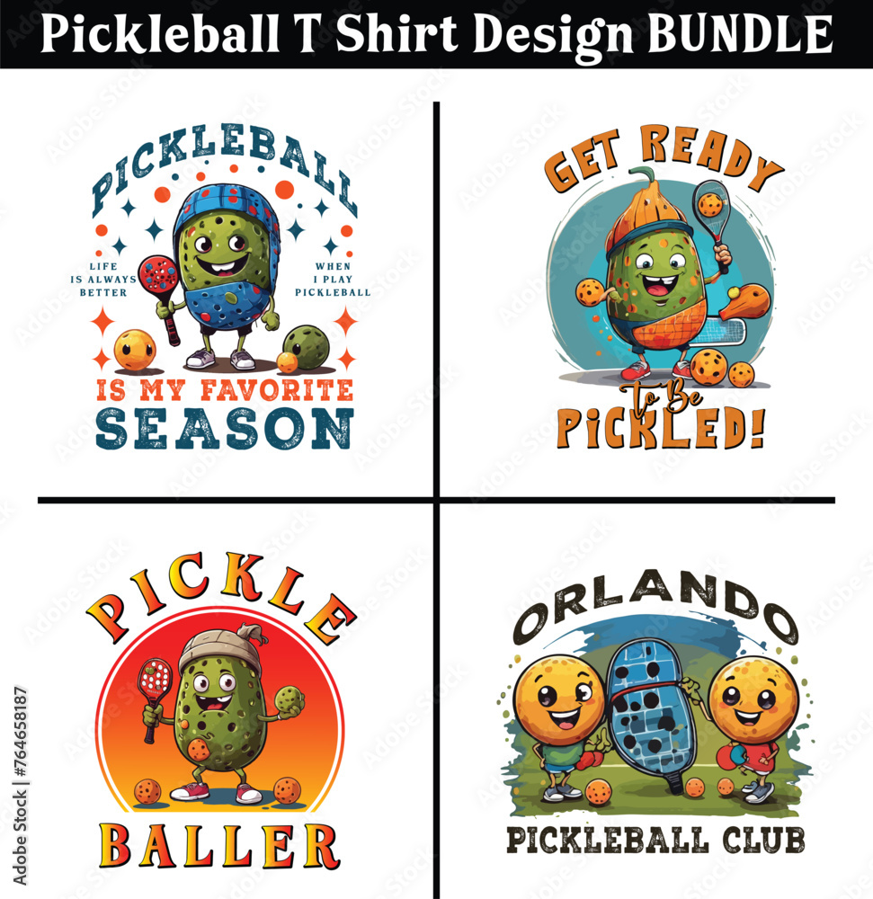Pickleball T Shirt Design, Pickleball Is My Favorite Season, Get Ready To Be Pickleball, Peach Love Pickleball, Sorry I Can't I Have Pickleball T Shirt Design.