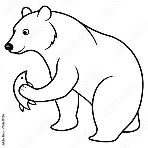 BEAR LINE ART.GRAPHIC RESOURCE