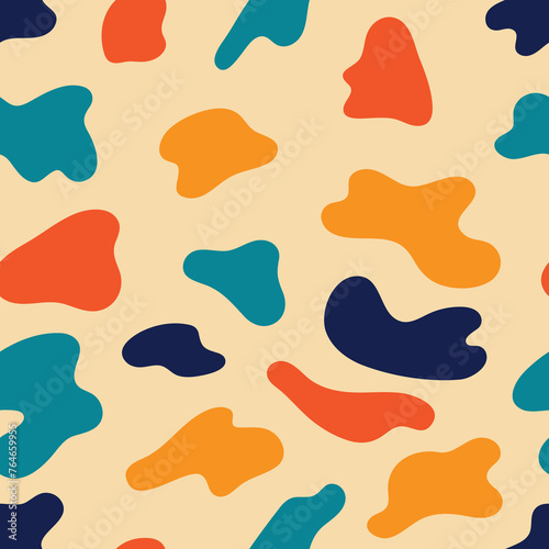 vector old school camouflage patter, retro camouflage, vintage camouflage