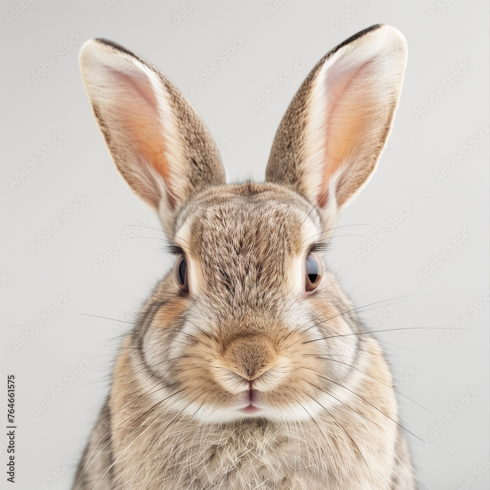 rabbit (bunny) isolated on white