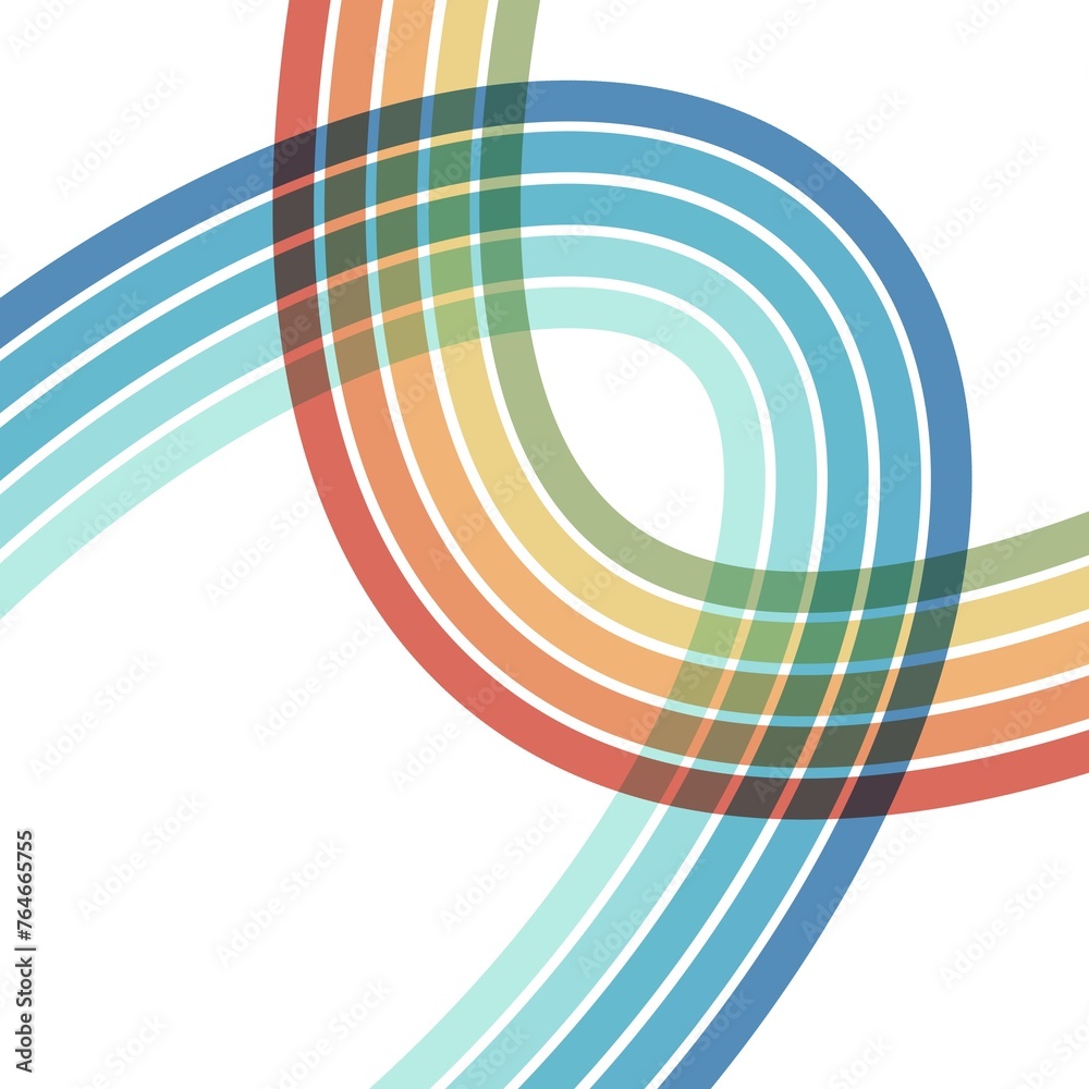 Fototapeta premium Rainbow patterns art 