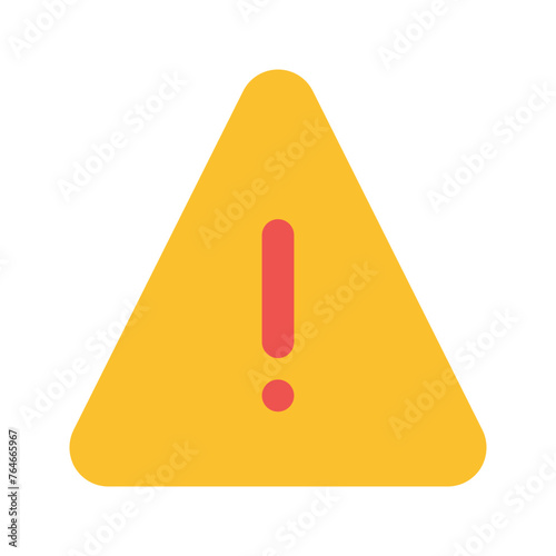 warning flat icon