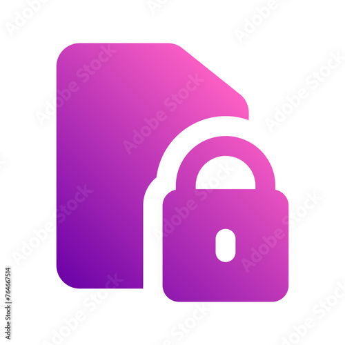 data security gradient icon