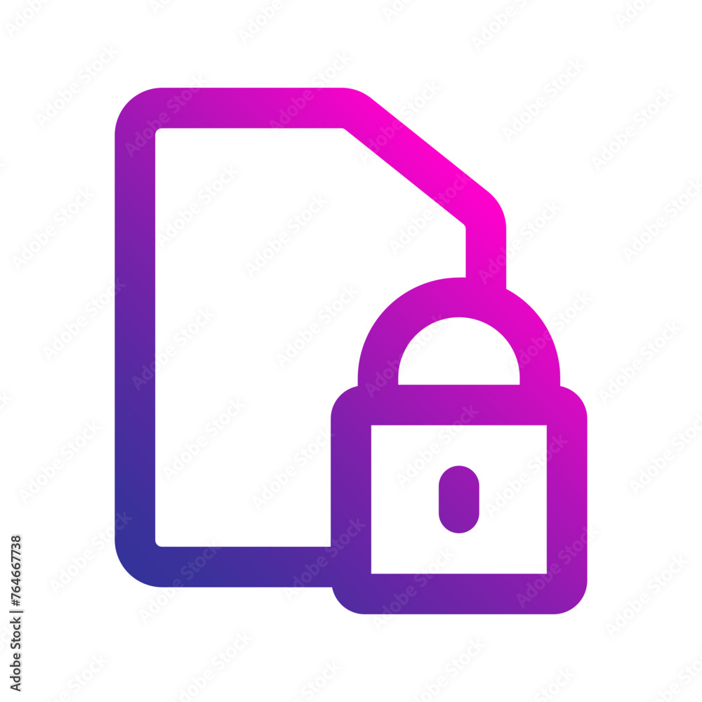 data security gradient icon data security gradient icon