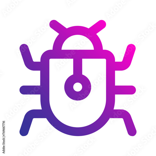 bug gradient icon