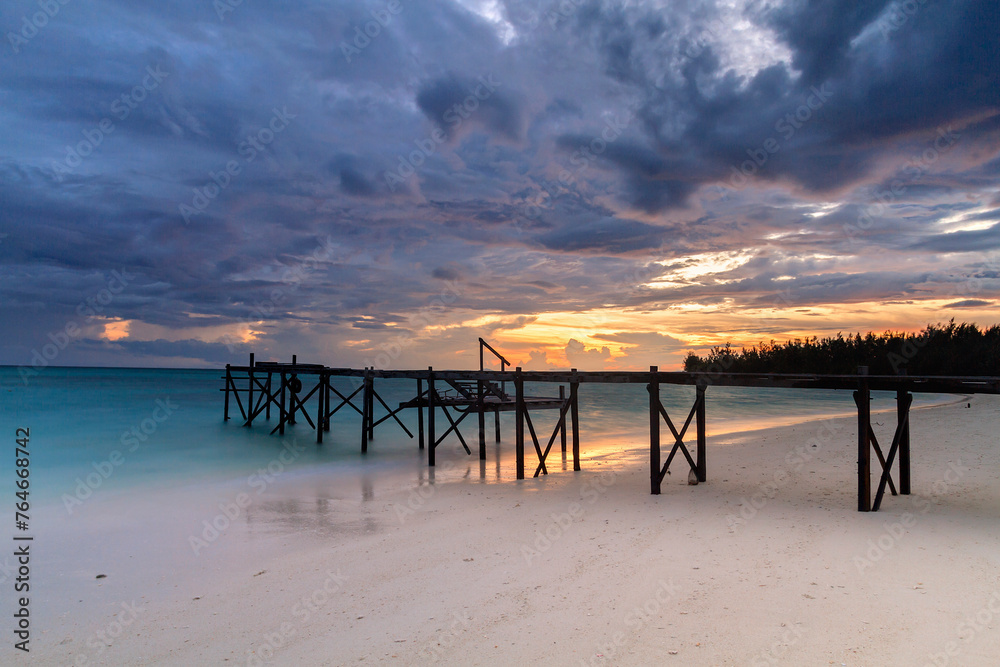 Sunset Serenity: A Glimpse of Mantanani Island’s Enchanting Sunrise, Sabah, Malaysia