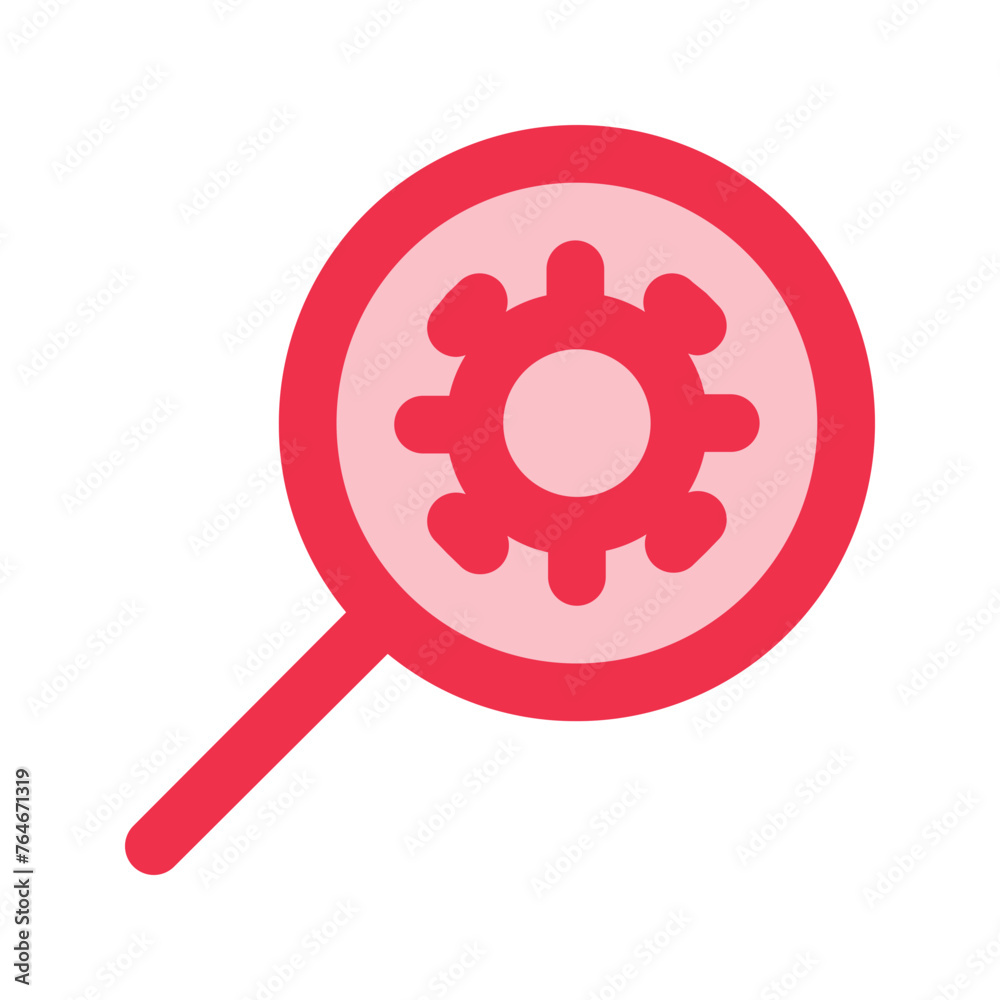 virus search outline fill icon virus search outline fill icon