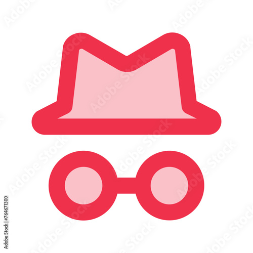 spyware outline fill icon