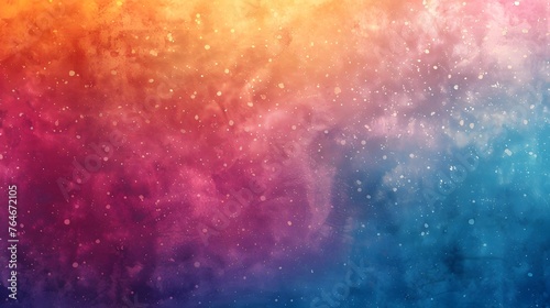 Bright gradient background with colorful grains. It represents a mix of energy, movement, fun and liveliness with the grain of old computer graphics or noisy TV. It has a retro or futuristic feel. photo