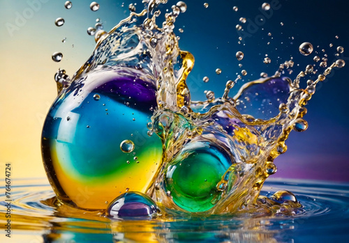 burbujas de agua photo