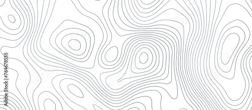 Topographic map background geographic line map pattern .panorama view gray color wave curve lines .geographic mountain relief abstract grid .the concept map of a conditional geography map . photo