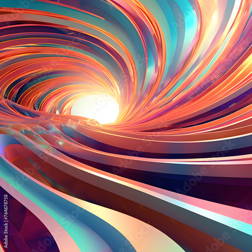 abstract background with waves