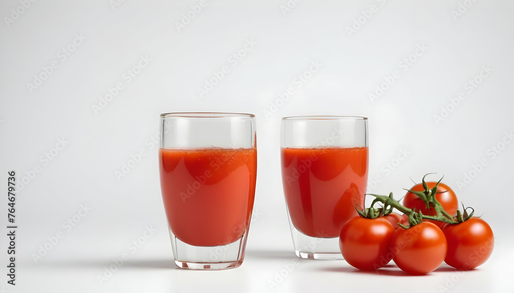 glass of juice isolated on a white background glass of juice isolated on a white background