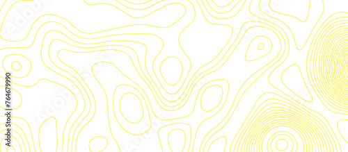 Topographic map background geographic line map pattern .panorama view yellow color wave curve lines .geographic mountain relief abstract grid .the concept map of a conditional geography map .