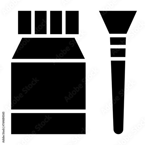 Gouache glyph icon