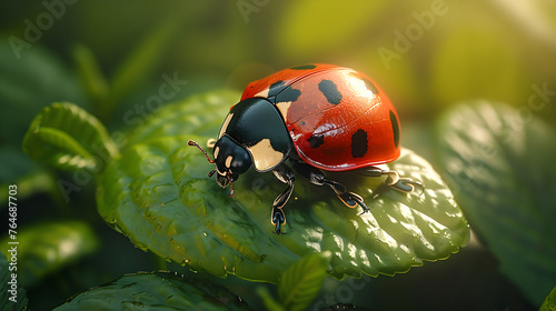 Leafy Haven for Ladybug