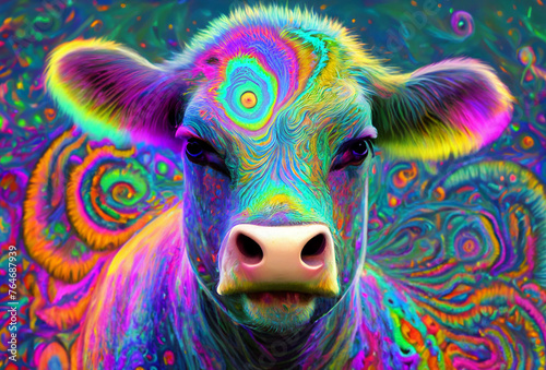 psychedelic calf