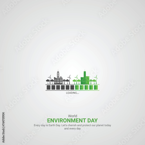 world environment creative ads world environment day june 5 poster banner vector illustration 3d