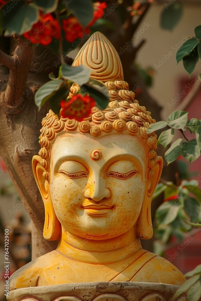 portrait statue of buddha