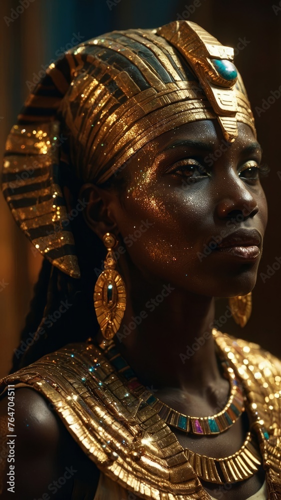 Obraz premium ancient Egyptian black queen