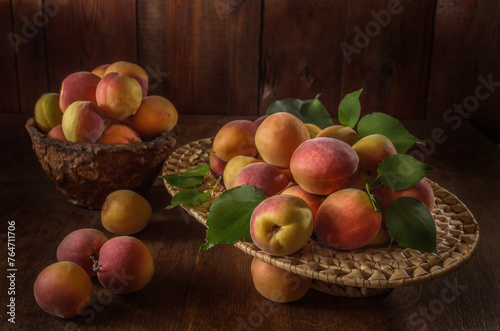 ripe apricot berries