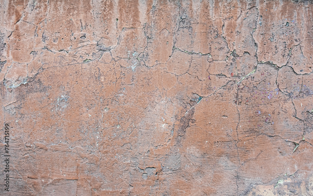 Old oil plaster wall as background.