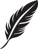 Feather Symbol Graphic Symbolic Minimalist Logo Elegance Modern Feather Vector Vector Logo Design Innovation