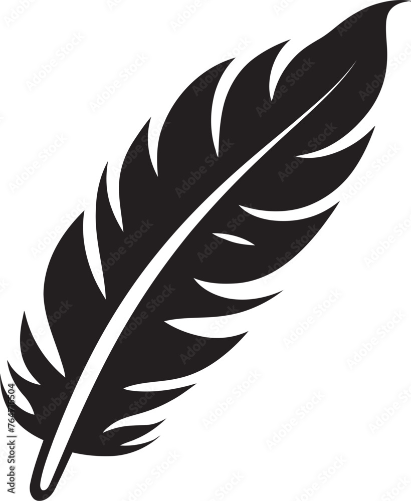 Simplistic Feather Icon Elegant Vector Logo Essence Clean Feather Vector Precision in Logo Crafting Simplistic Feather Icon Elegant Vector Logo Essence Clean Feather Vector Precision in Logo Crafting