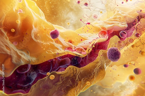Energetic Cellular Interplay:A Fluid and Vibrant of Arterial Health photo
