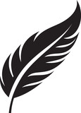 Feather Symbol Graphic Clean Logo Graphics Clean Feather Emblem Elegant Logo Concept