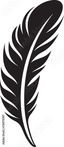 Clean Feather Symbol Minimalistic Logo Inspiration Minimalist Feather Icon Elegant Logo Concept