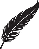 Pure Elegance Vector Feather Minimalist Logo Graphics Soaring Minimalism Feather Vector Logo Design
