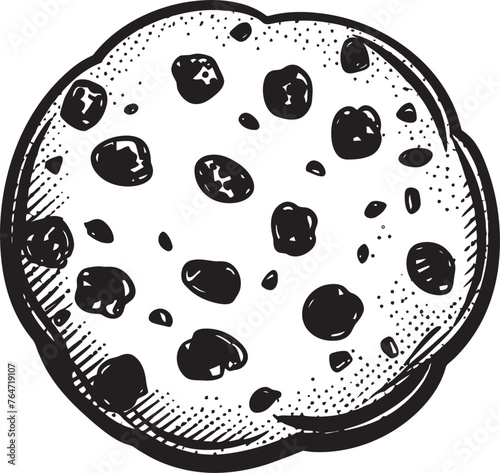 Sweet Serenade Vector Graphics of Sweet Sounding Cookies Cookie Delights Vector Logo Design for Delightful Snacks