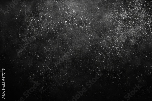 Monochromatic Grainy Noise Texture Gradient Background, Abstract Black and Gray Design Element