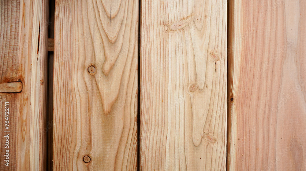 Wood texture background. Light brown planks theme. Wooden pattern.
