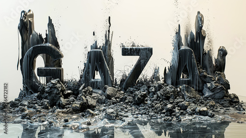  Artistic still life of the word 