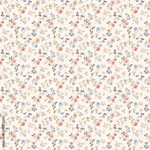 floral flowers wallpaper background pattern