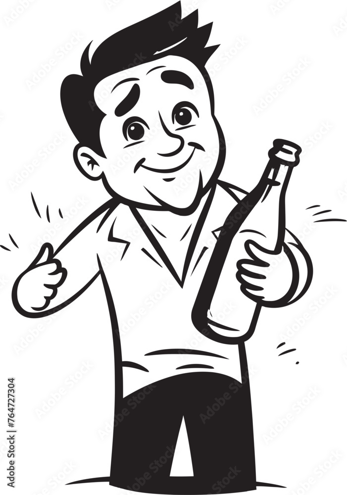 Inebriated Embrace Vector Graphics of a Drunken Man Embracing His Booze Bottle with Affection IntoxiLove Vector Logo with a Drunken Man Expressing Passionate Love for His Alcohol Bottle Inebriated Embrace Vector Graphics of a Drunken Man Embracing His Booze Bottle with Affection IntoxiLove Vector Logo with a Drunken Man Expressing Passionate Love for His Alcohol Bottle