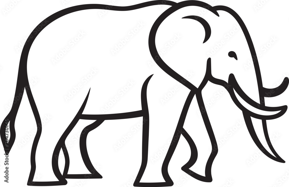 Ivory Elegance Vector Design Showcasing Elegance of Elephant Ivory Elephant Emblem Vector Graphics Featuring Emblematic Elephant Symbolism Ivory Elegance Vector Design Showcasing Elegance of Elephant Ivory Elephant Emblem Vector Graphics Featuring Emblematic Elephant Symbolism